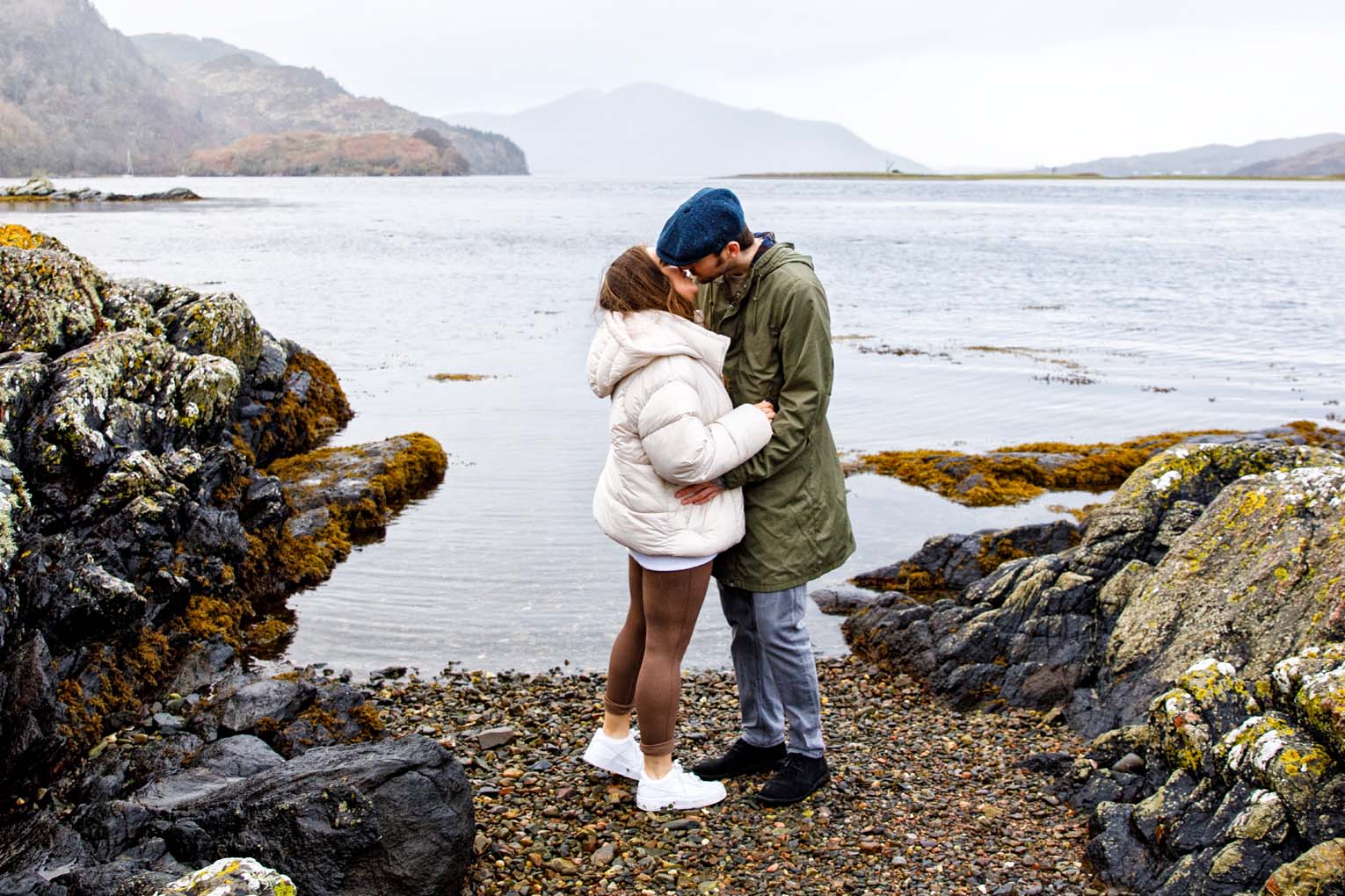Eilean donan castle suprise engagement00041