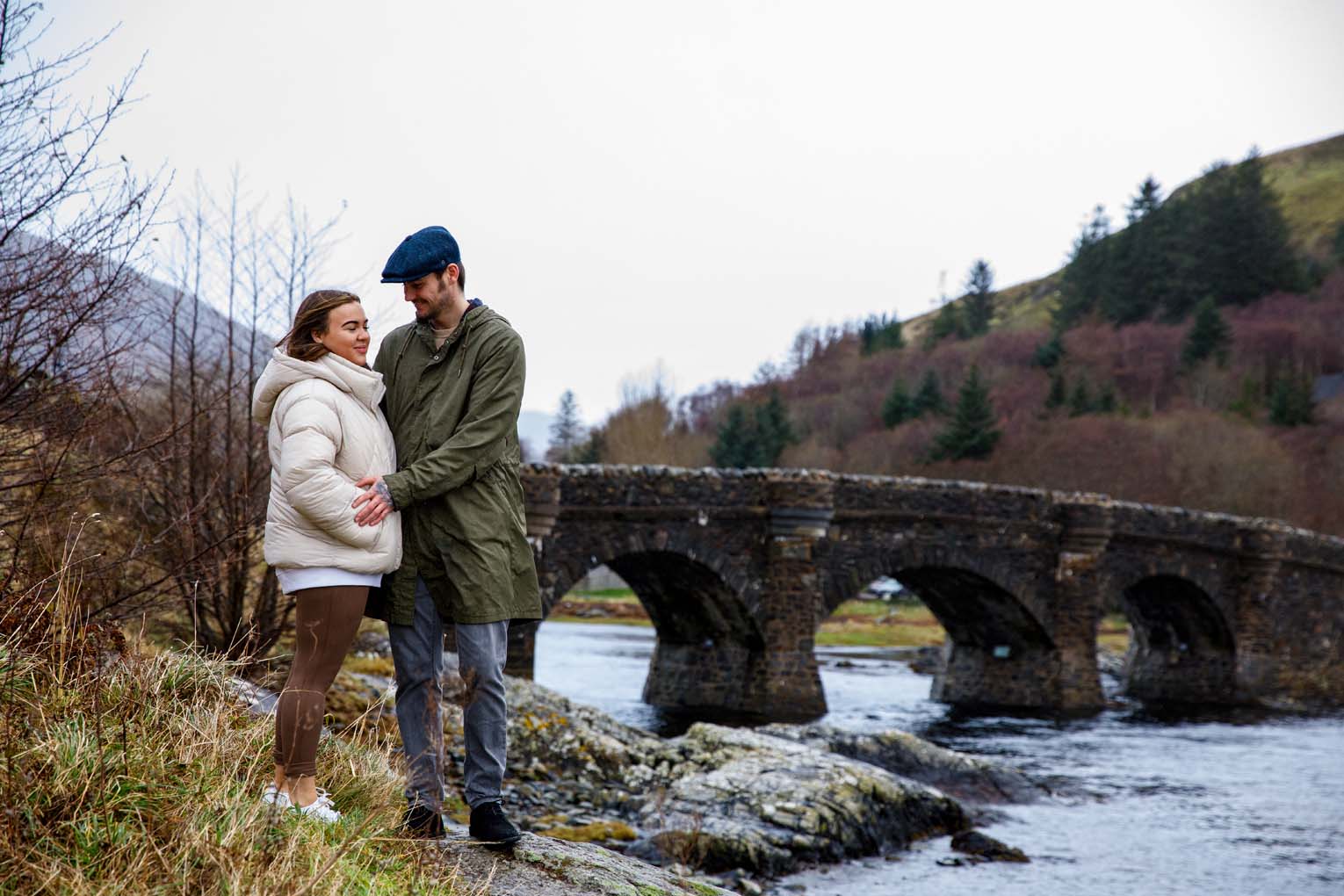 Eilean donan castle suprise engagement00053